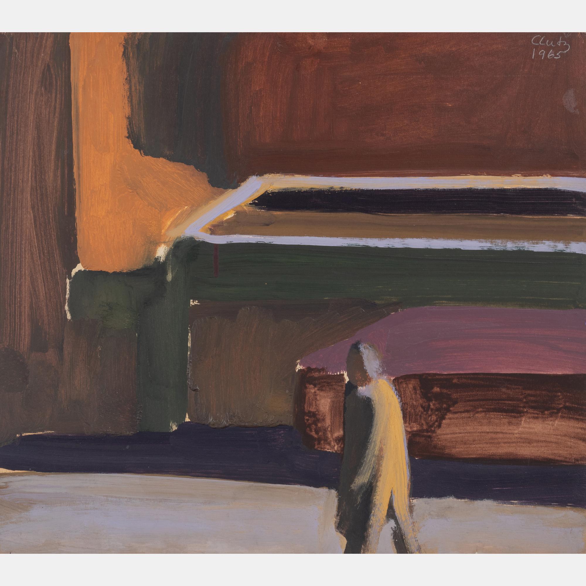 Abstract Composition with Figure