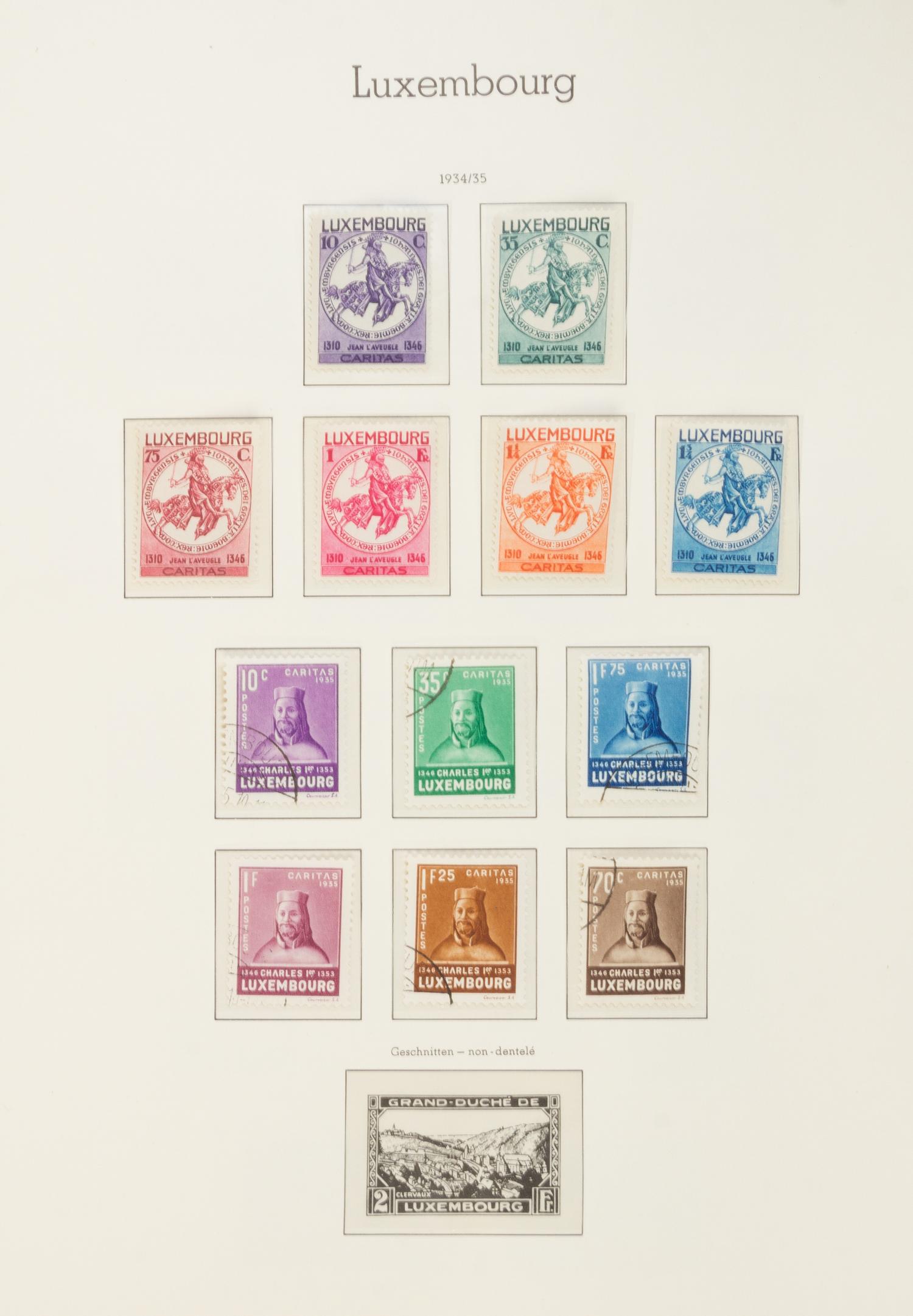 A Collection of Luxembourg Postage Stamps — LIGHTHOUSE STAMP ALBUM-No. 317SF1921-1967