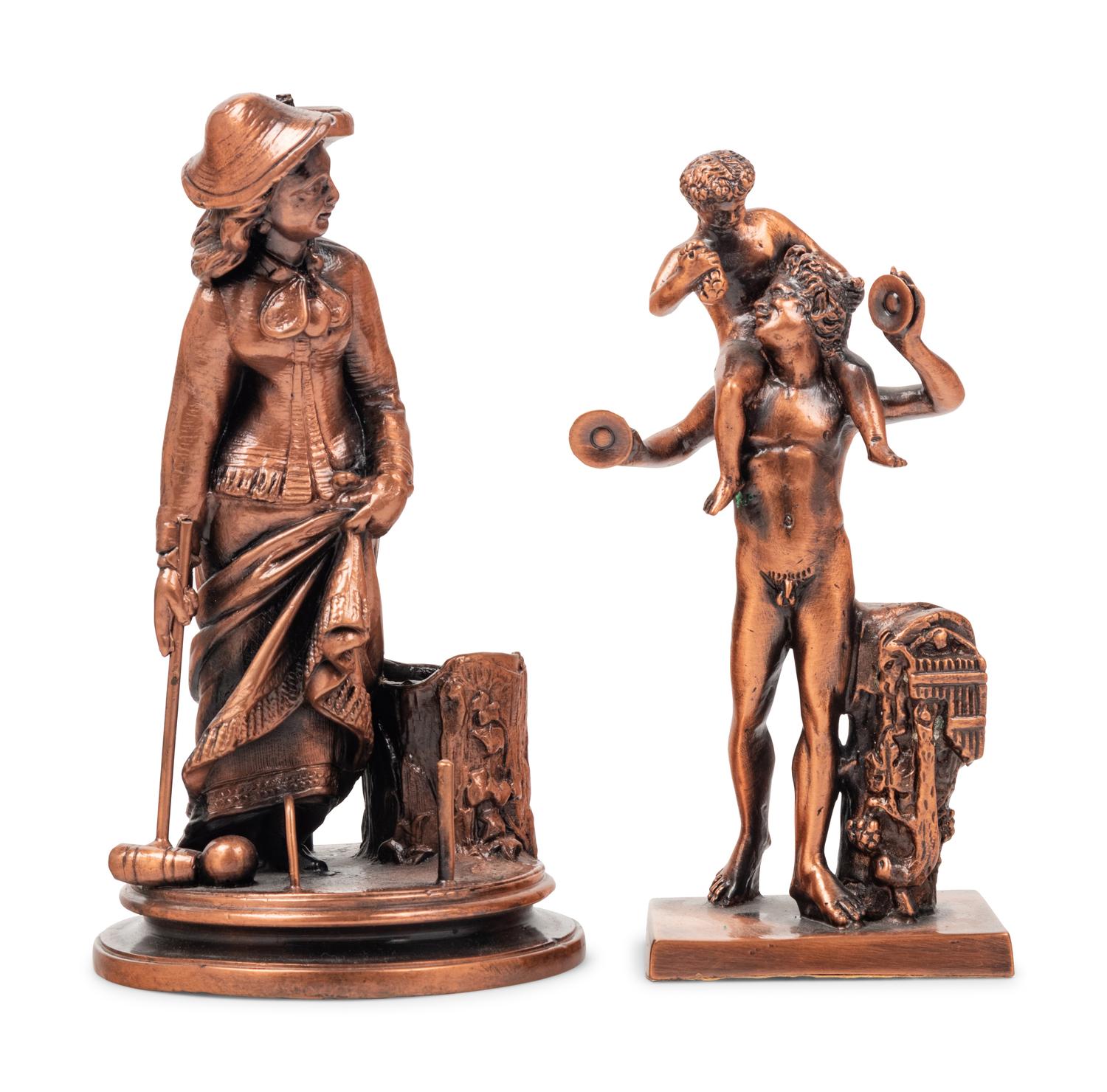 Two Continental Bronze Figures