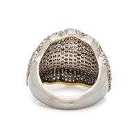 DIAMOND AND COLORED DIAMOND RING