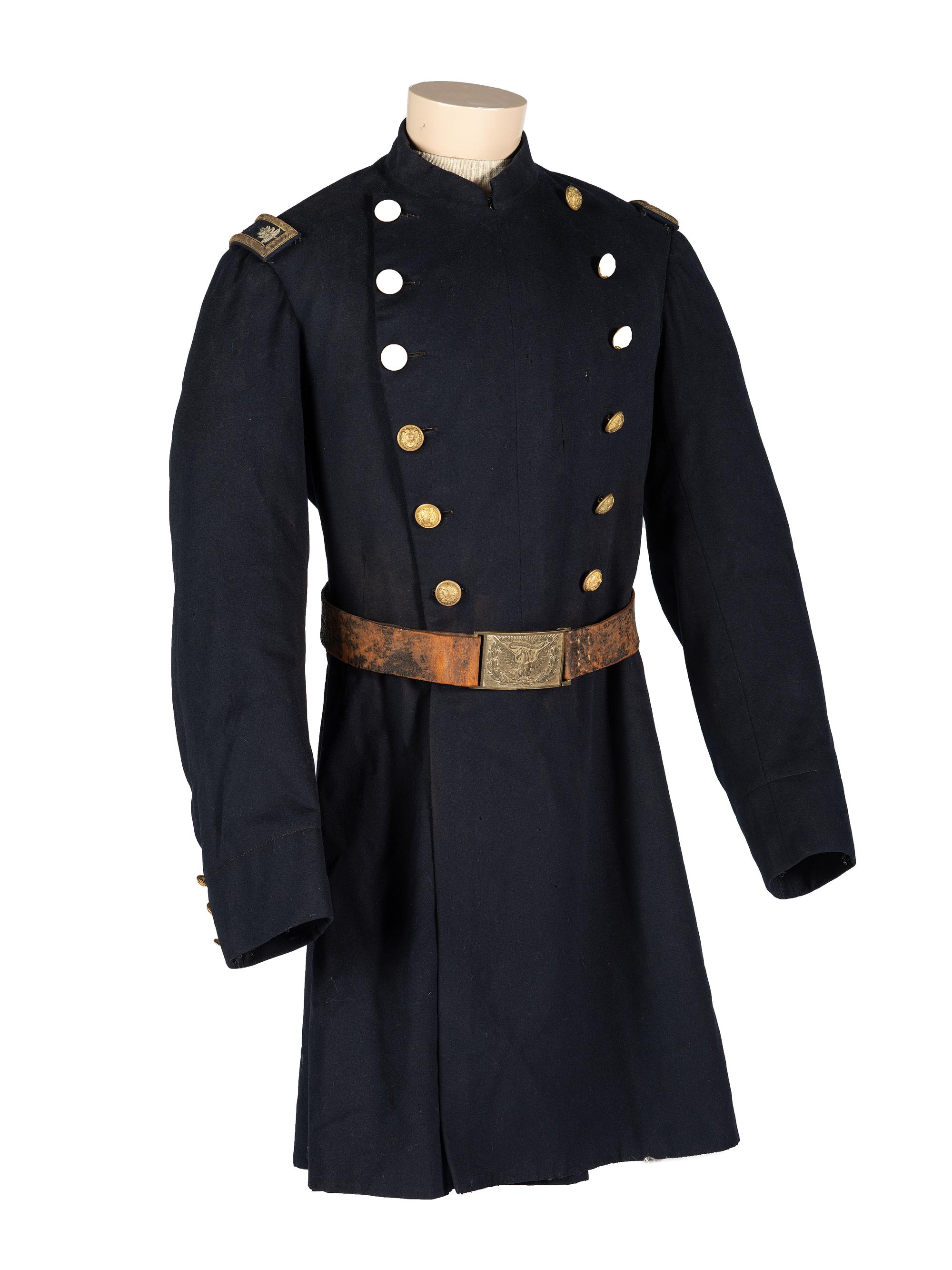 [CIVIL WAR]. Union Lieutenant Colonel's double-breasted frock coat.