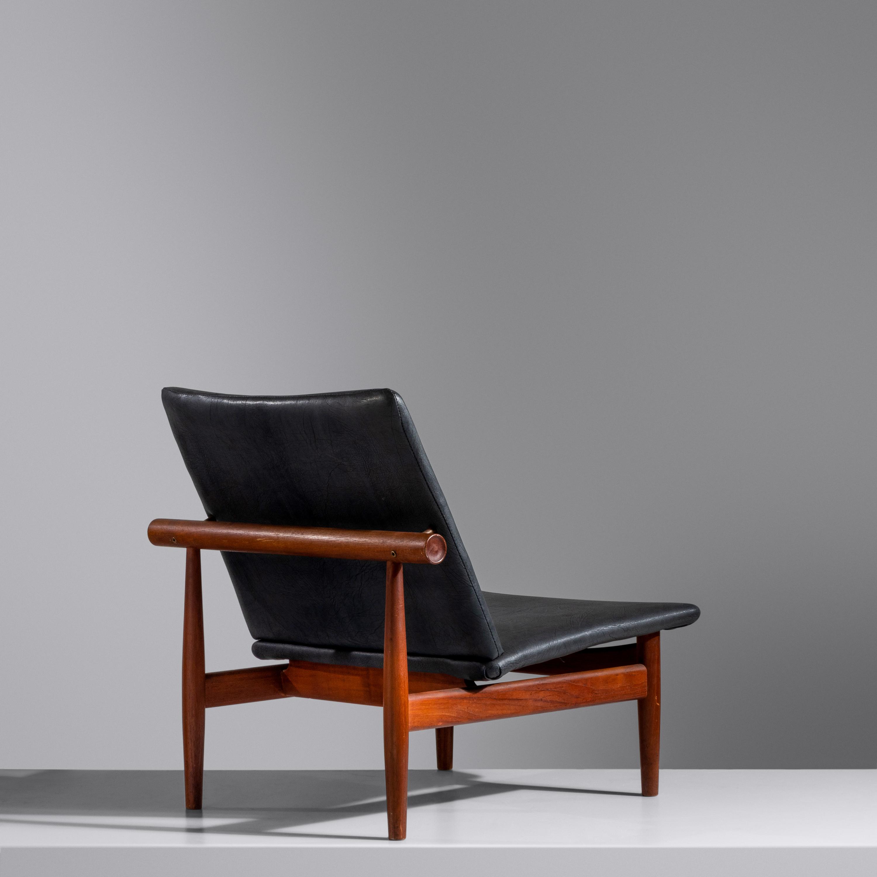 Japan Lounge Chair and Ottoman, model 137, c. 1960 France & Daverkosen, Denmark