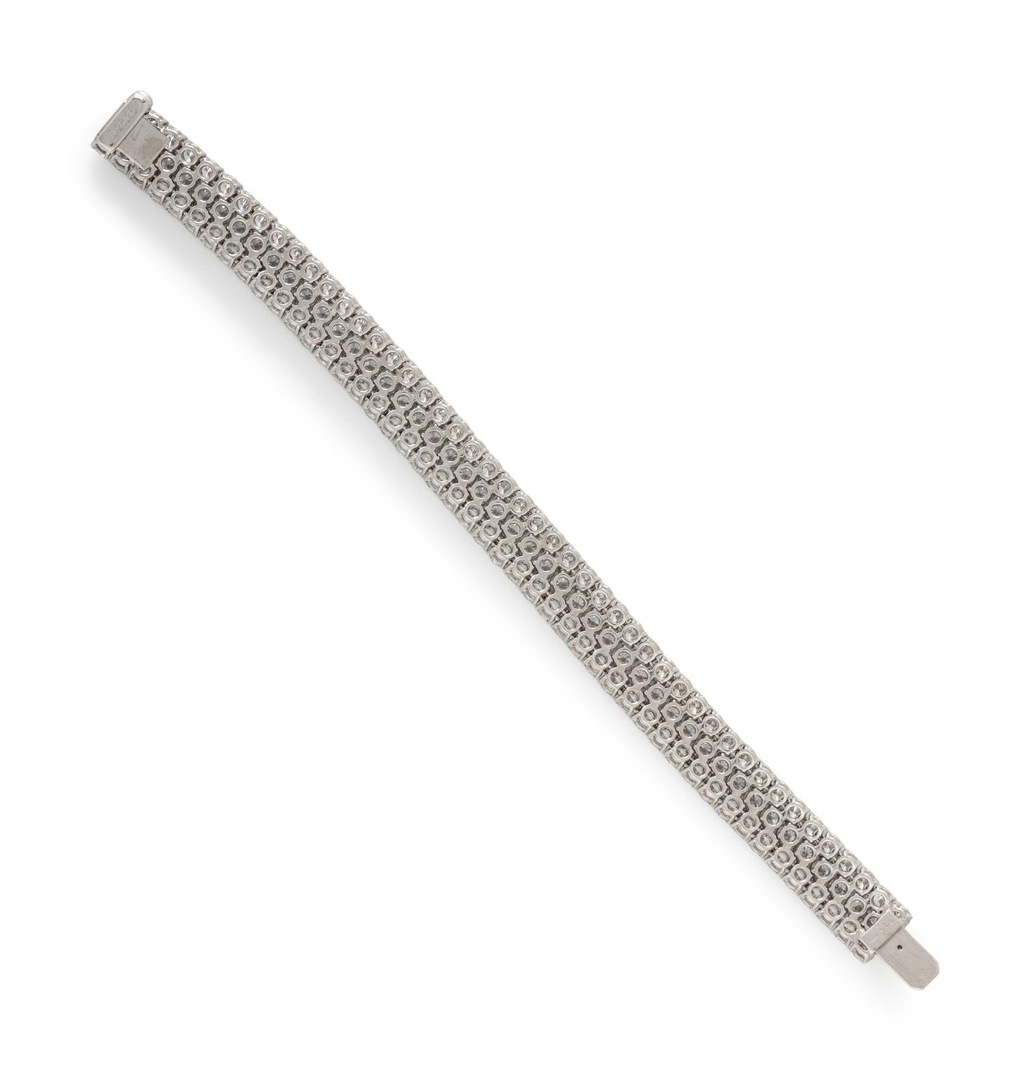 DIAMOND AND PLATINUM BRACELET