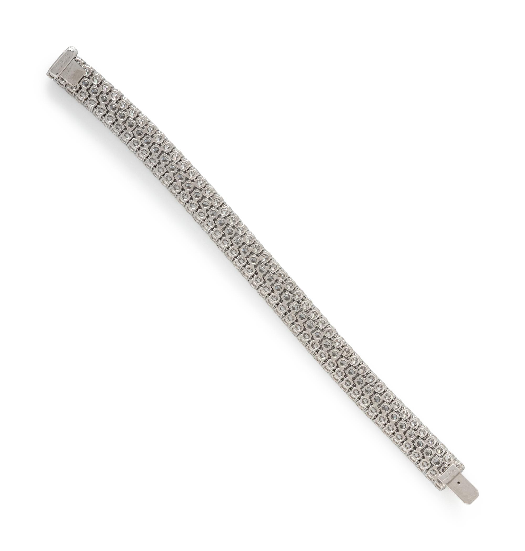 DIAMOND AND PLATINUM BRACELET