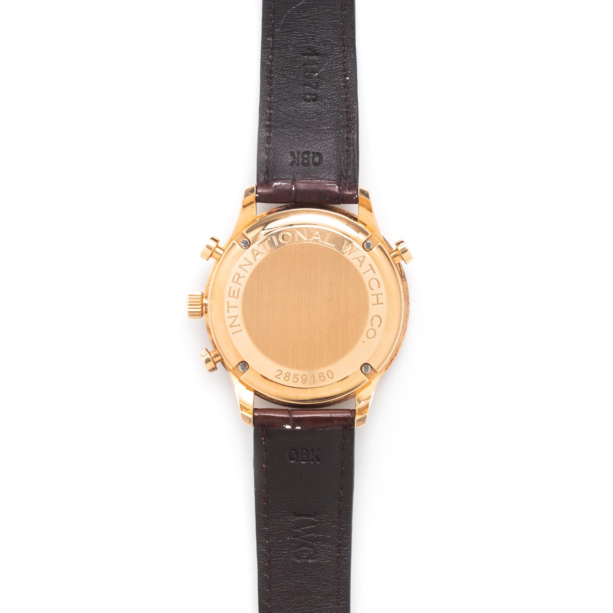 IWC, REF. 3712 18K ROSE GOLD 'PORTUGIESER' SPLIT-SECOND CHRONOGRAPH WATCH