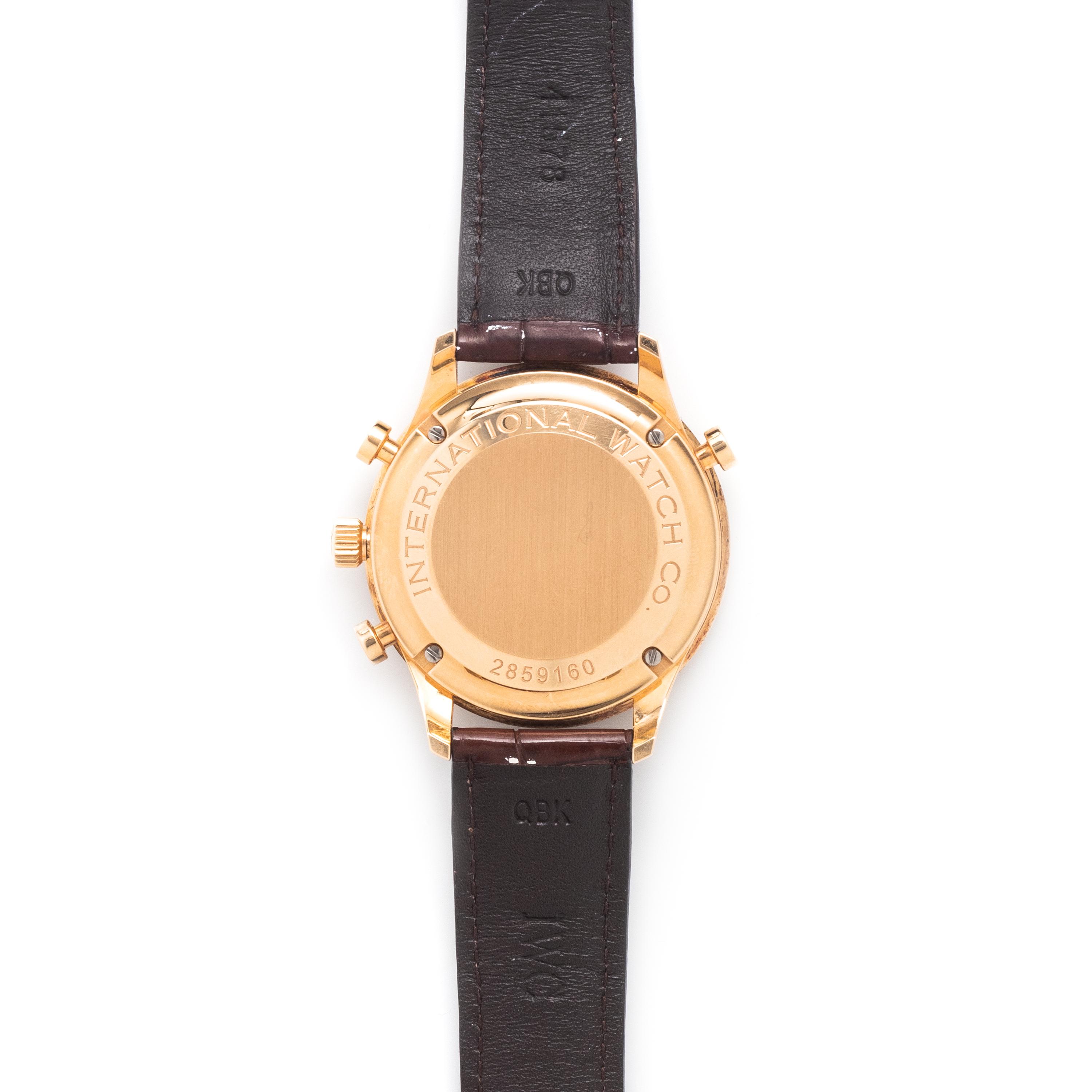 IWC, REF. 3712 18K ROSE GOLD 'PORTUGIESER' SPLIT-SECOND CHRONOGRAPH WATCH