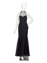 Christian Dior by John Galliano, Black Chantilly Lace Gown, 2009