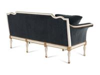 An Ebanista Bergamo Painted and Parcel-Gilt Settee