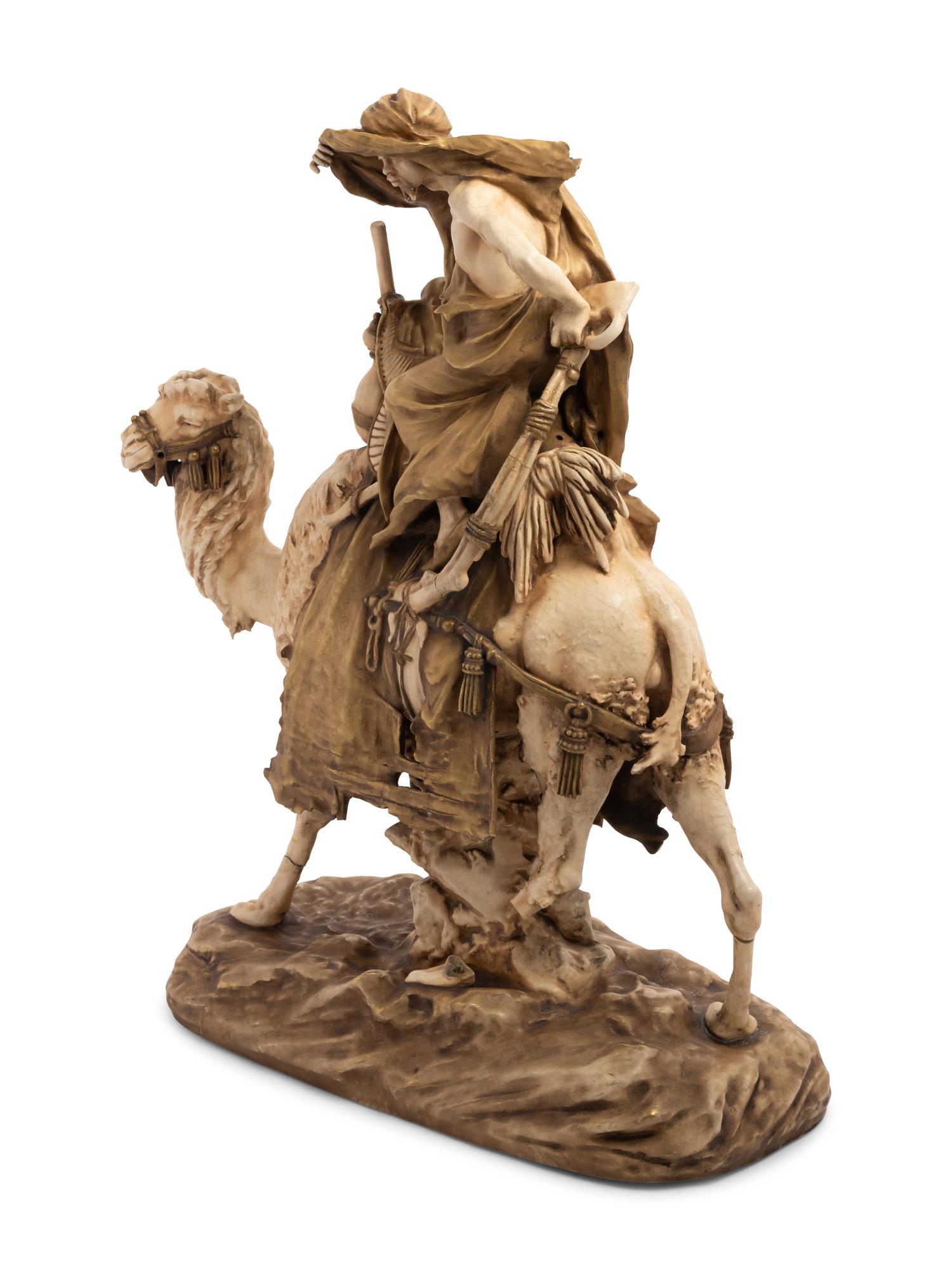 A Royal Dux Orientalist Figural Group
