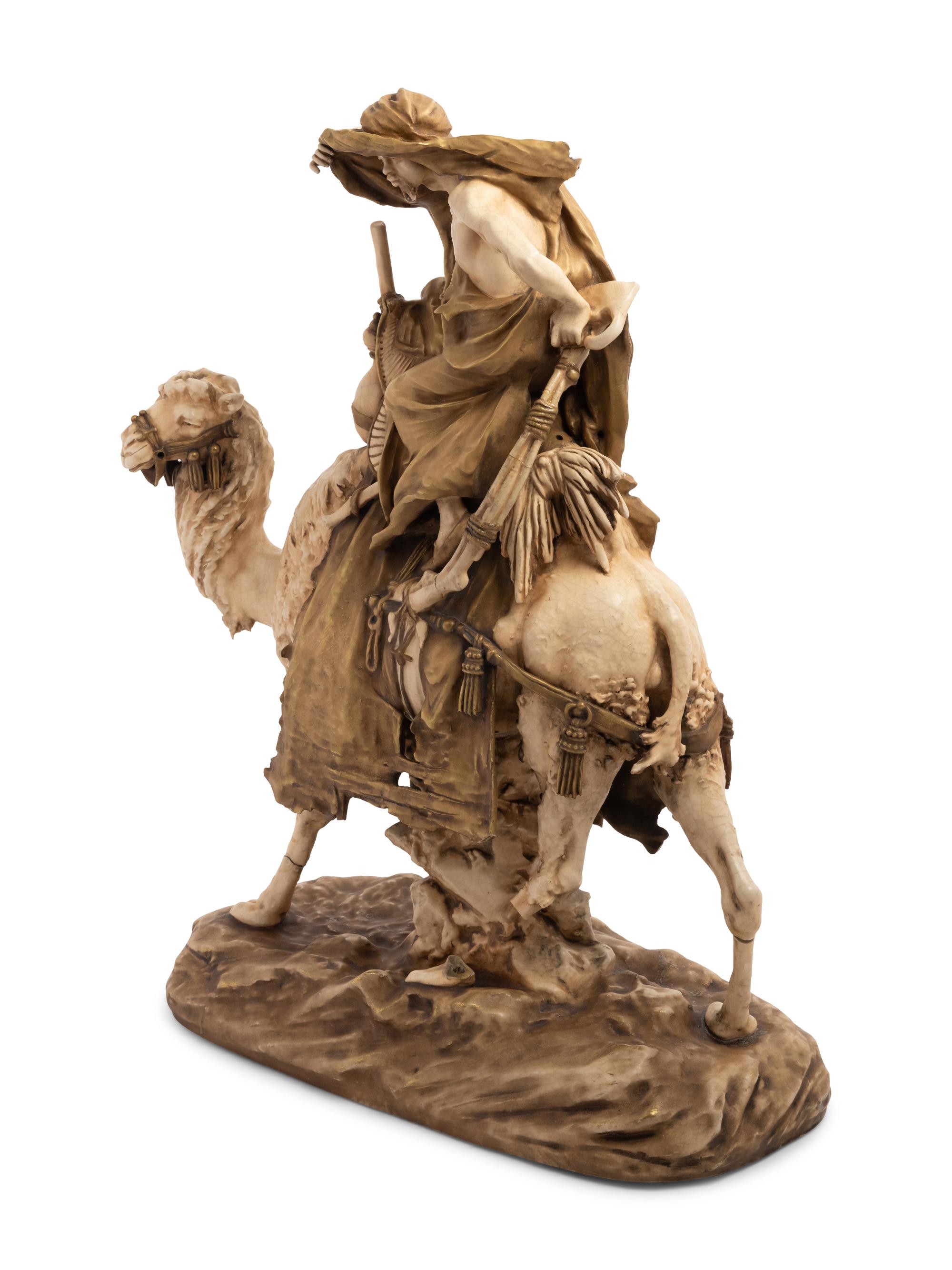 A Royal Dux Orientalist Figural Group