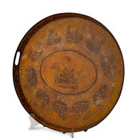 A Large French Tole Tray