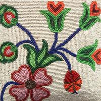Plateau Beaded Hide Tobacco Bag