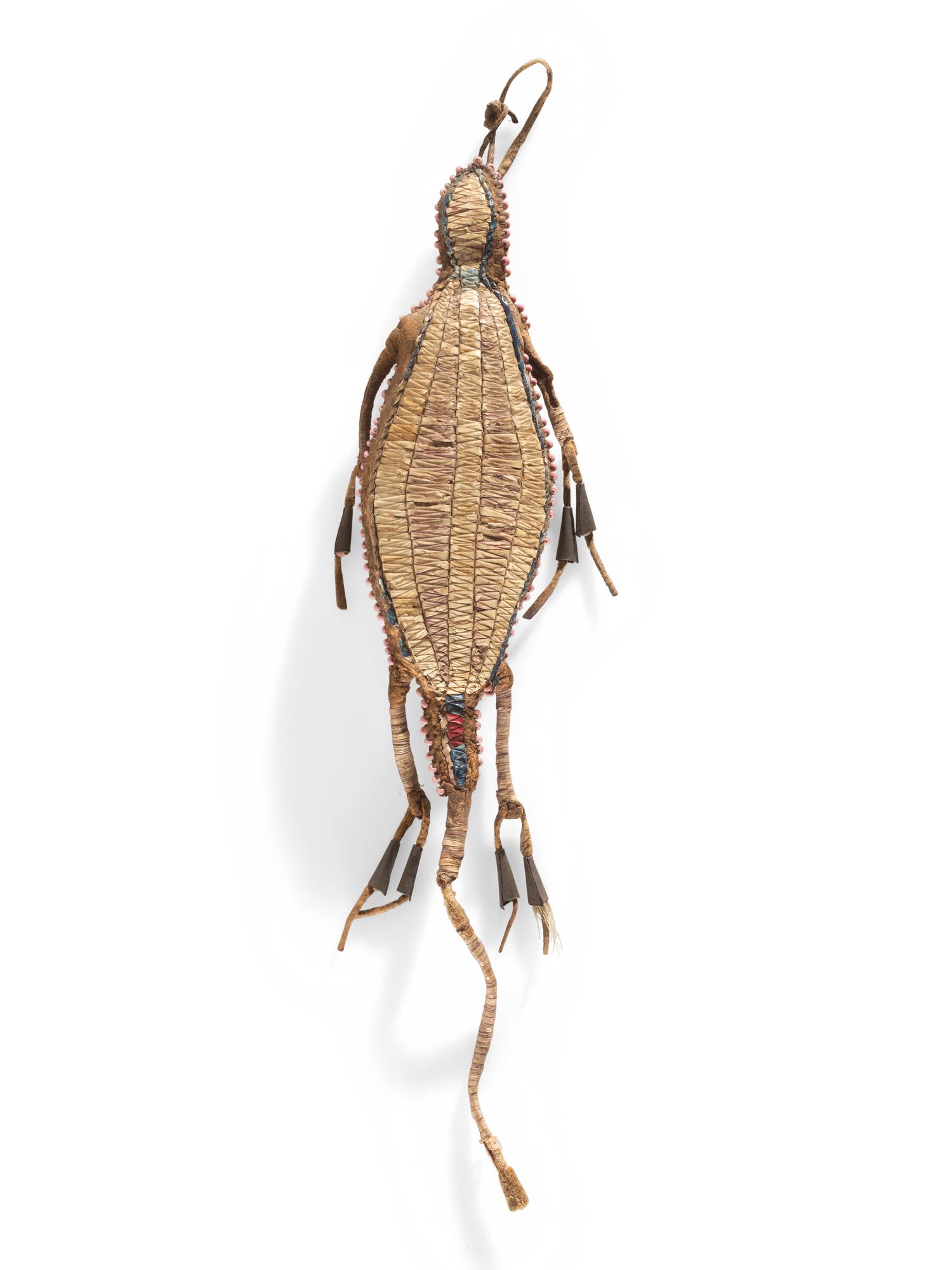 Sioux Quilled Hide Umbilical Fetish