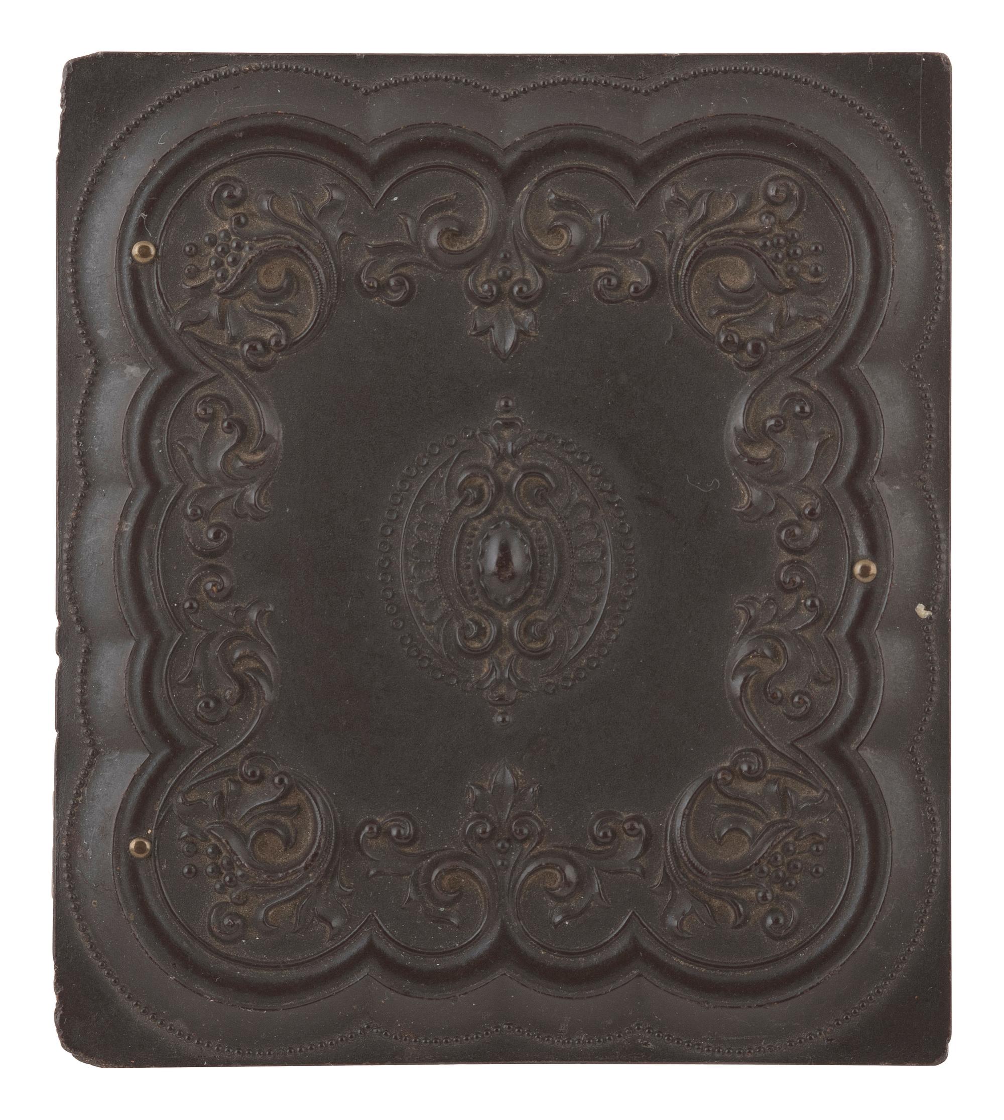[EARLY PHOTOGRAPHY]. 9 daguerreotypes featuring men with haughty expressions.