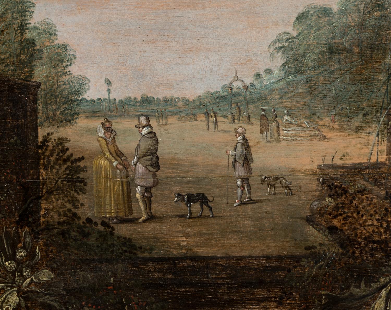 A Merry Company in a Garden