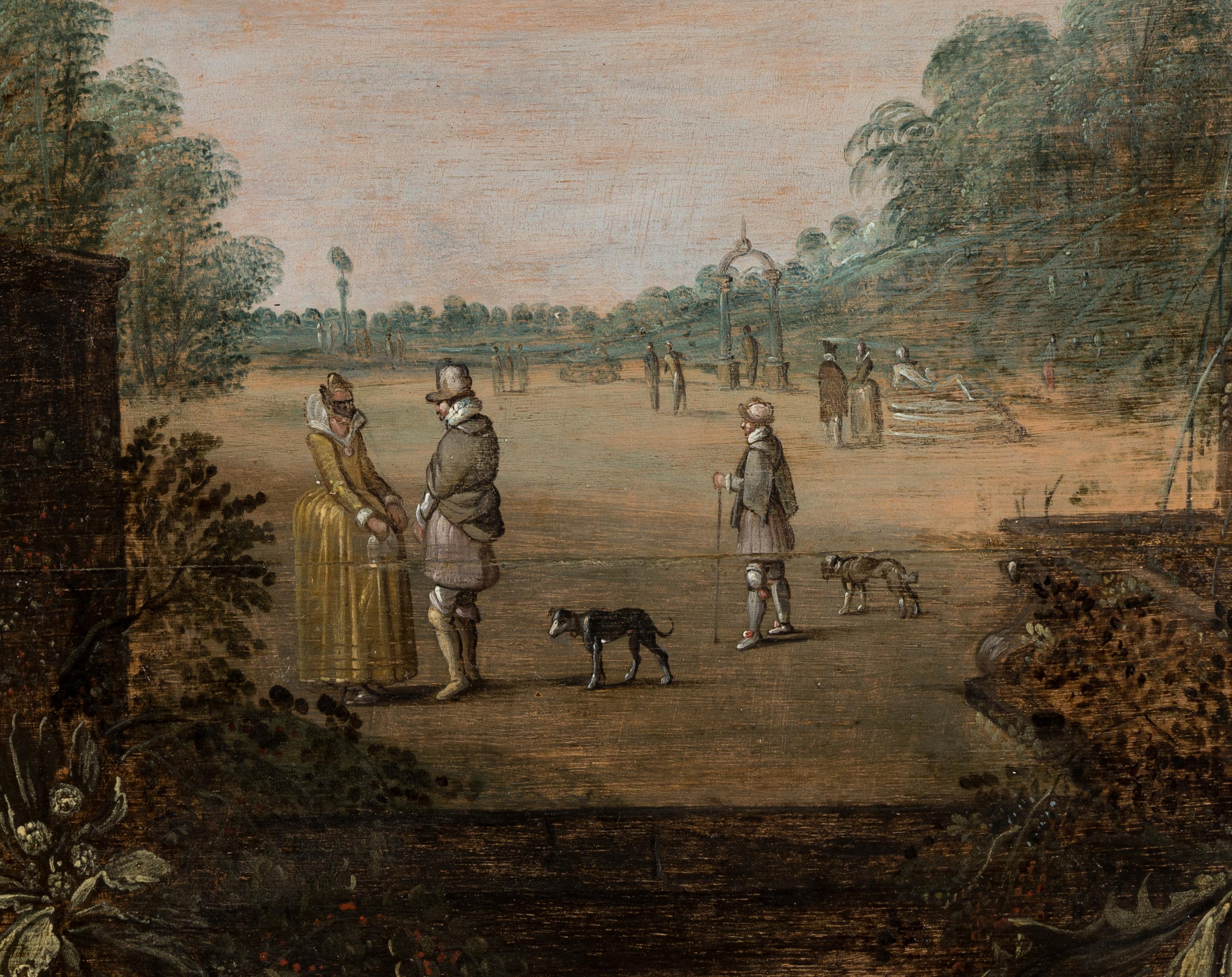 A Merry Company in a Garden