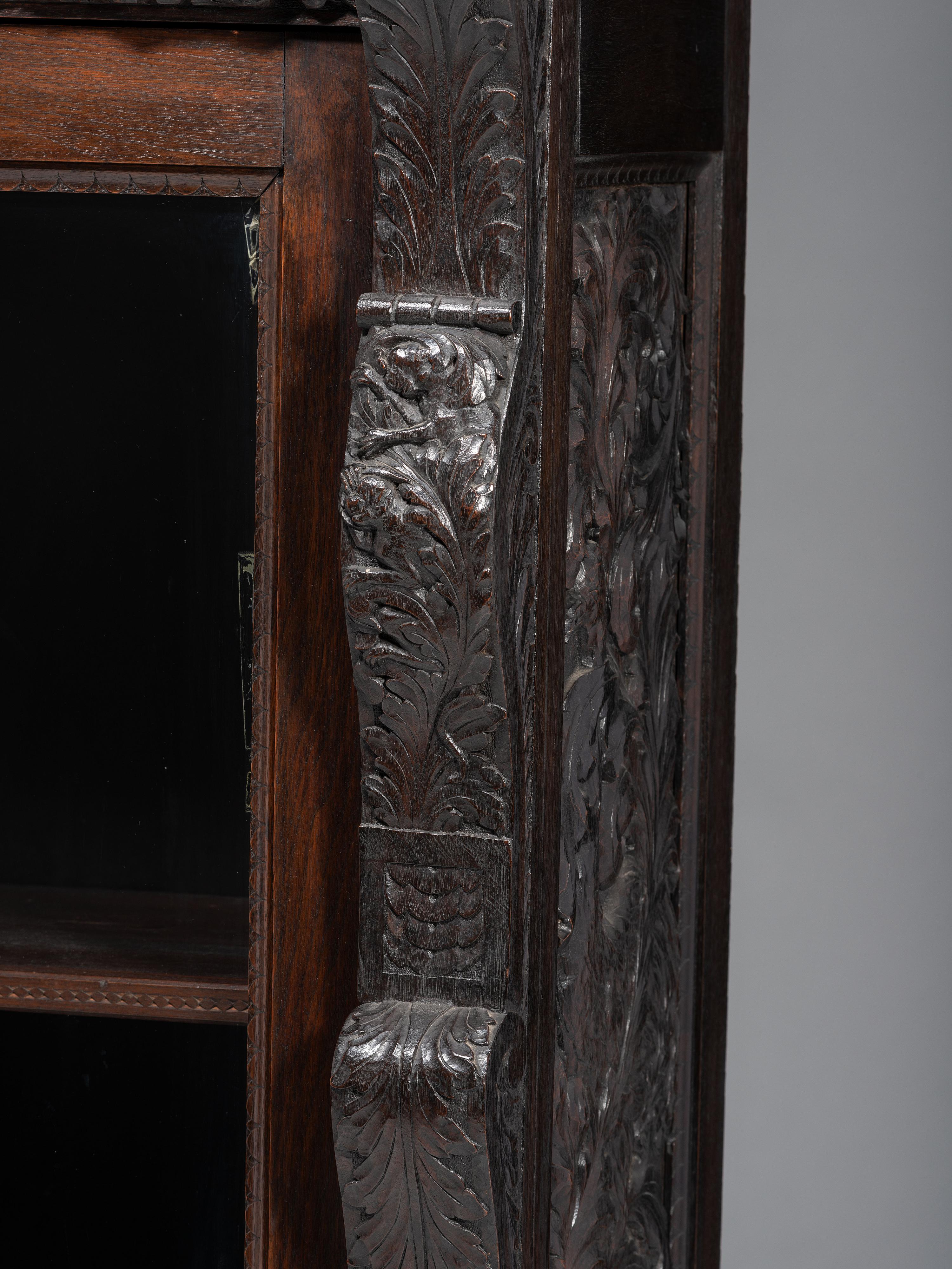 Cincinnati Art-Carved Cabinet Last Quarter 19th Century