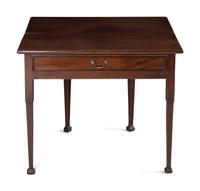 A George III Style Mahogany Drop-Leaf Gate-Leg Pier Table