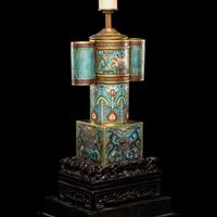 A Chinese Cloisonné Enamel 'Arrow' Vase 掐絲琺琅四方投壺
