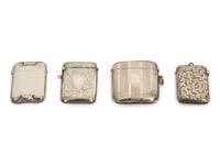 A Collection of Silver Vesta Cases