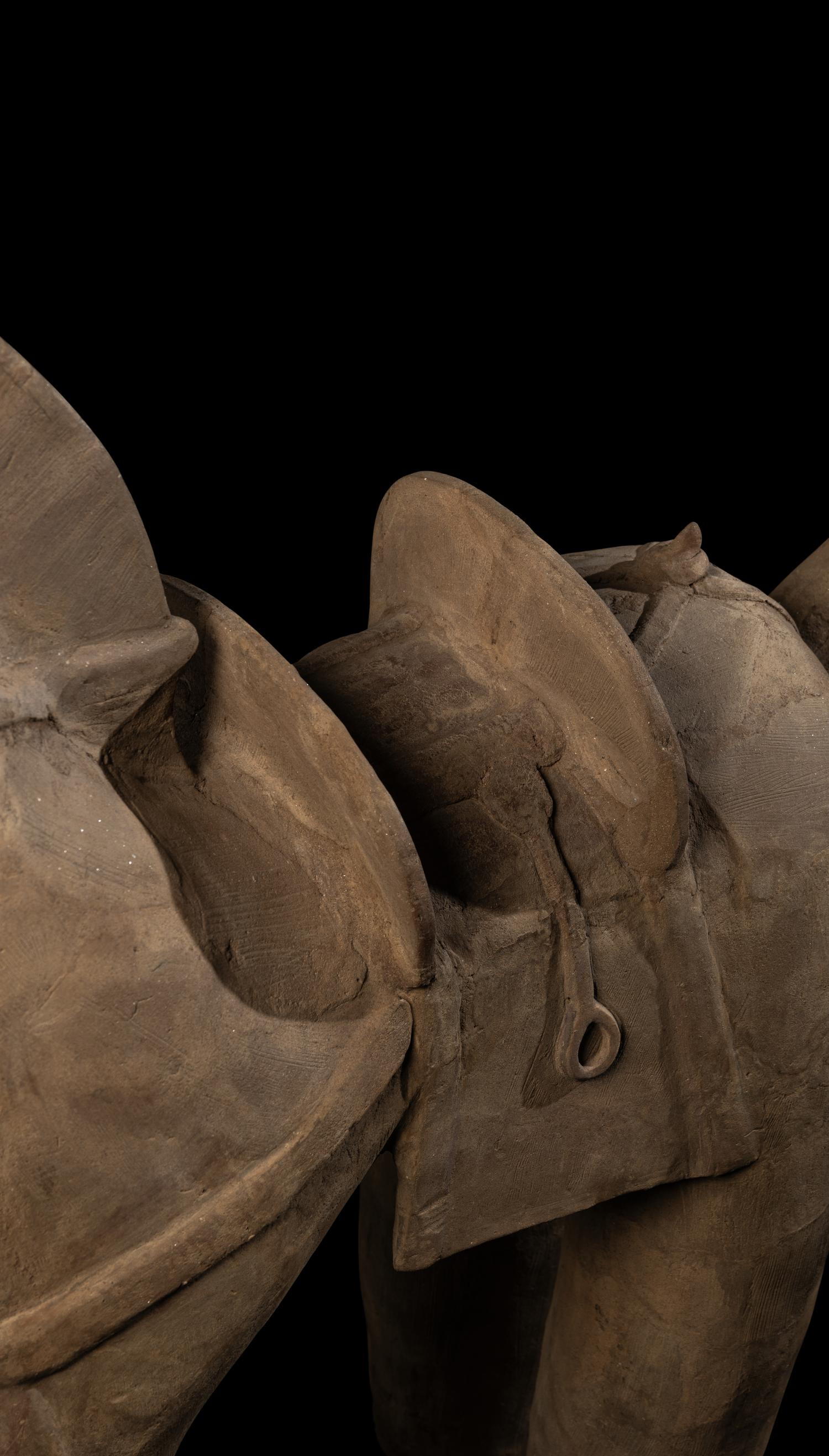 A Japanese Haniwa Model of a Horse, Kofun Period 日本古墳時代 埴輪大陶馬