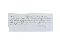 LINCOLN, Abraham (1809-1865). A small archive of 9 manuscript and partially printed documents relating to the Bullock Land Transaction, Springfield, Illinois, 1855-1859, comprising: