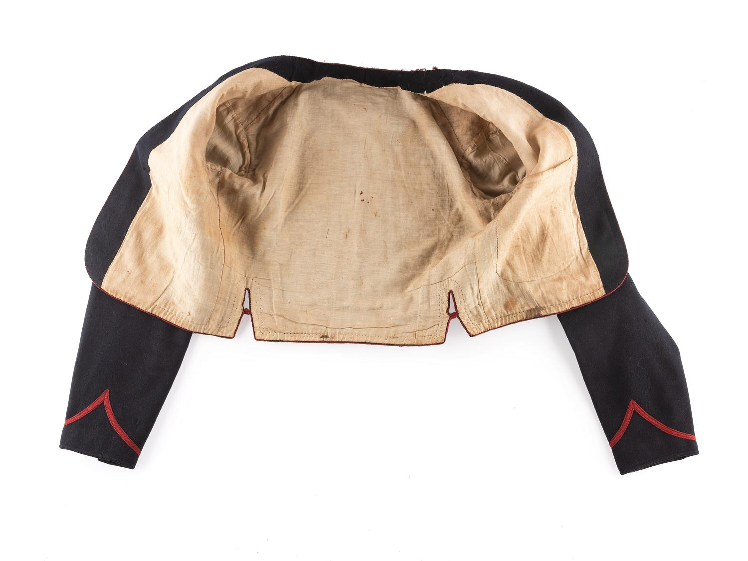 [CIVIL WAR]. Uniform of the "Cladek Zouaves," identified to Private Alfred T. Brophy, Co. K, 35th New Jersey Infantry.