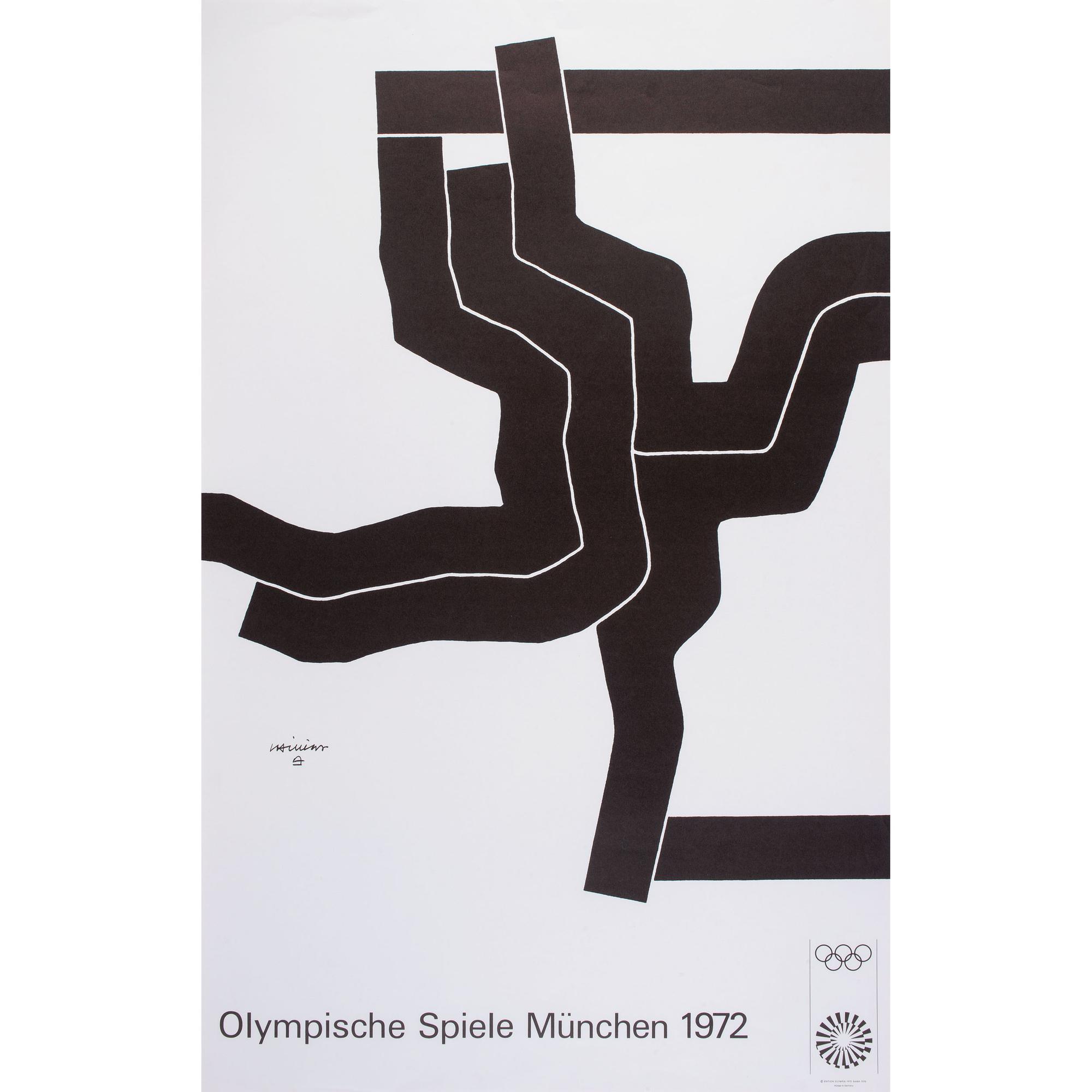 Four Exhibition Posters for the 1972 Munich Olympics