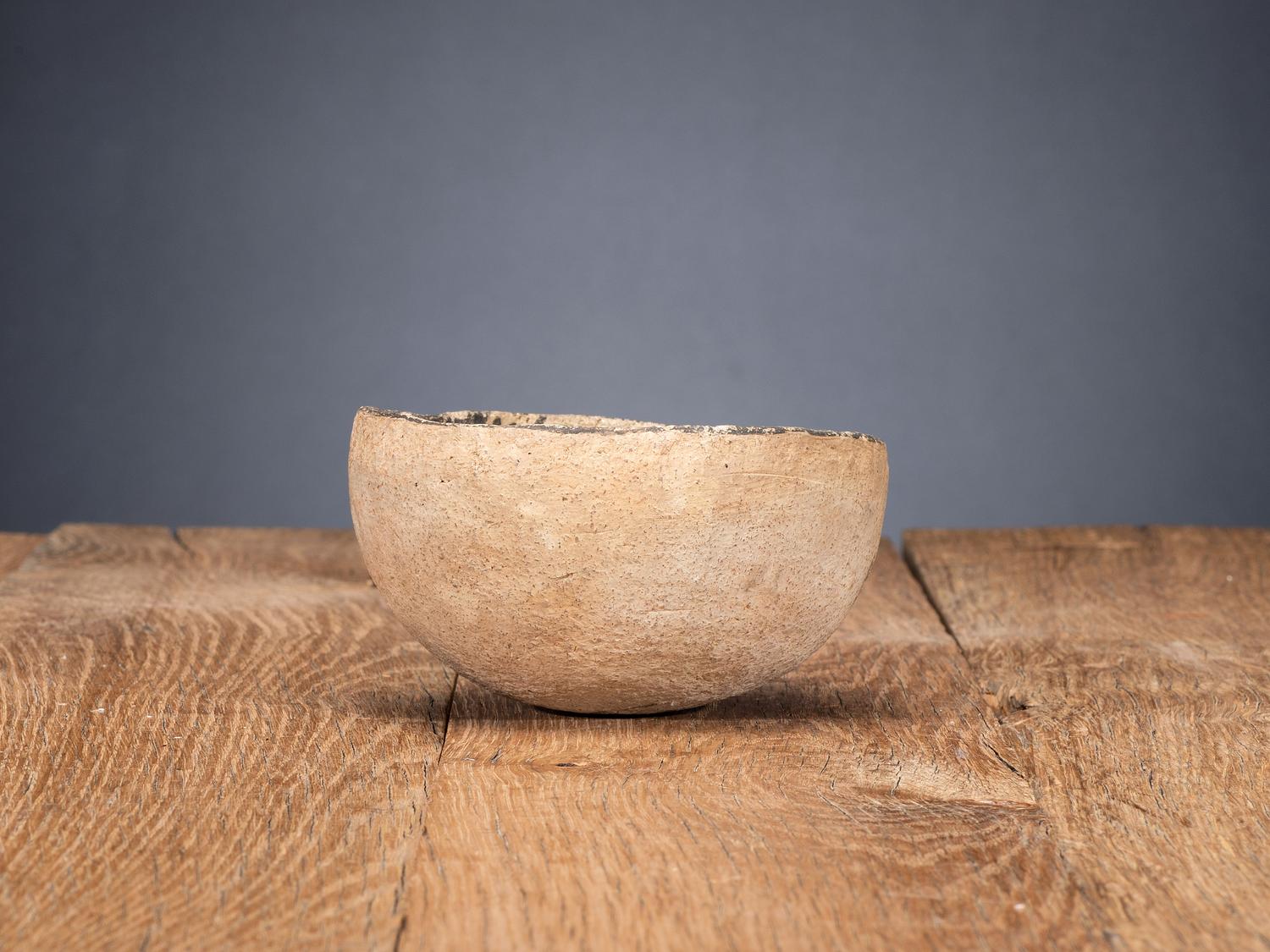 Ancestral Pueblo Black-on-White Bowl and Ladle