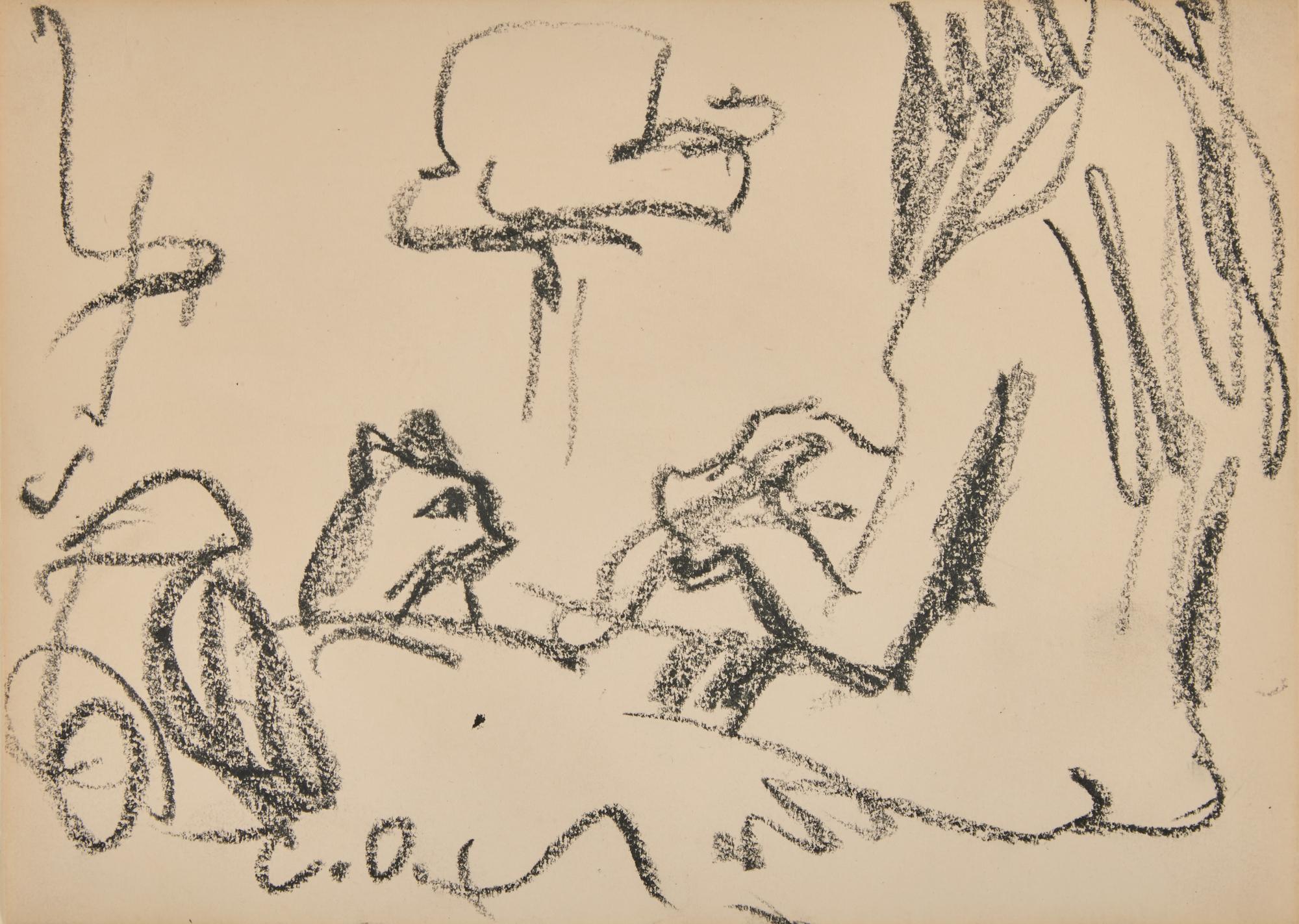 Nude with Cat