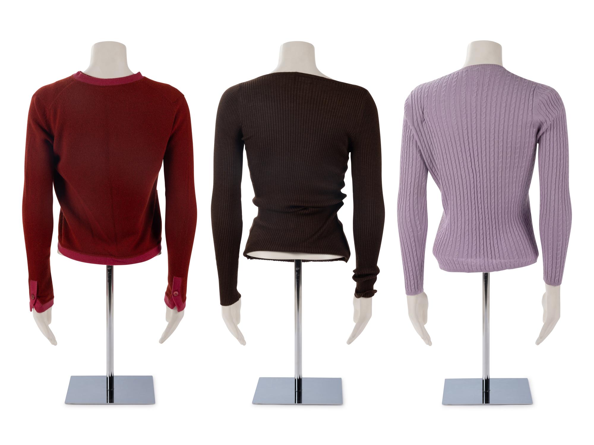 Four Chanel Knit Tops: One Cardigan, One Sweater, and One Two-Piece Set, Cruise 1998-Fall 2003