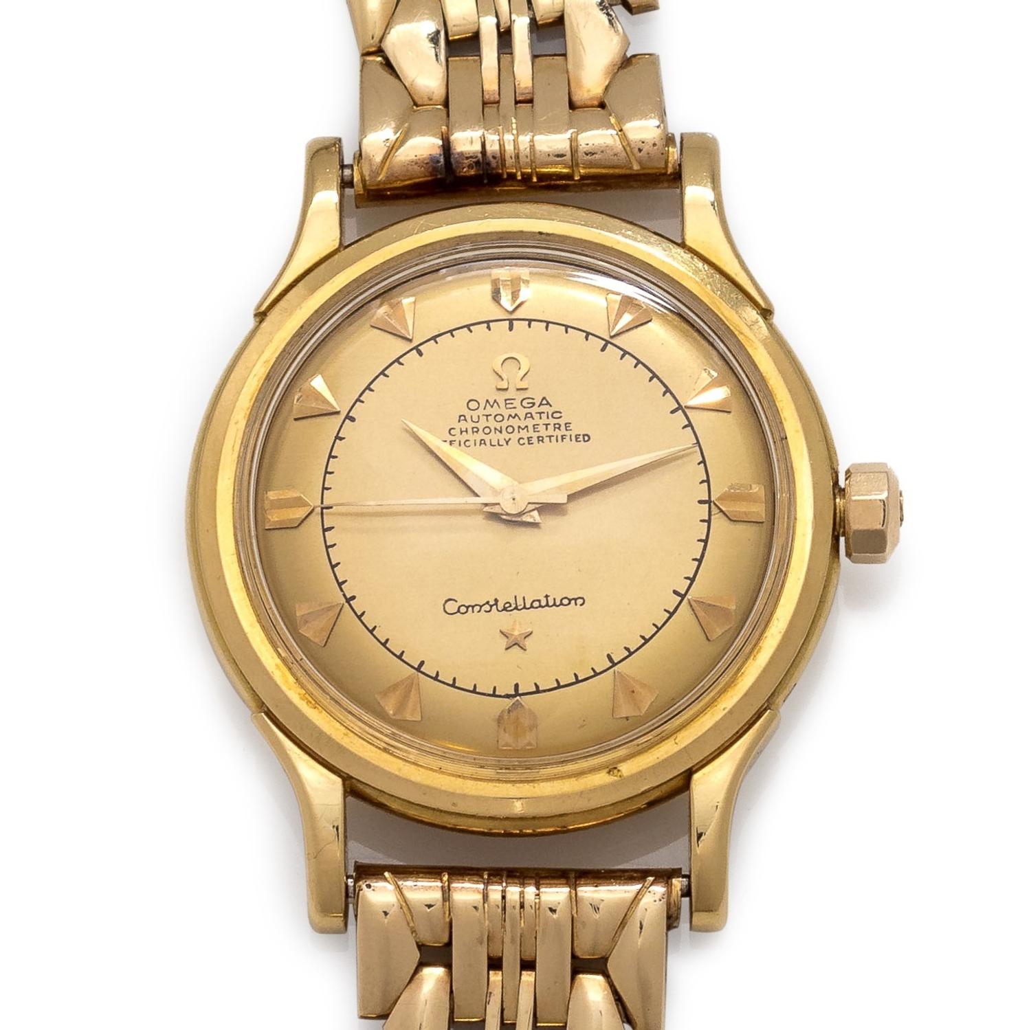 Omega, 18K Yellow Gold Ref. 2782/2799SC 'Constellation' Wristwatch