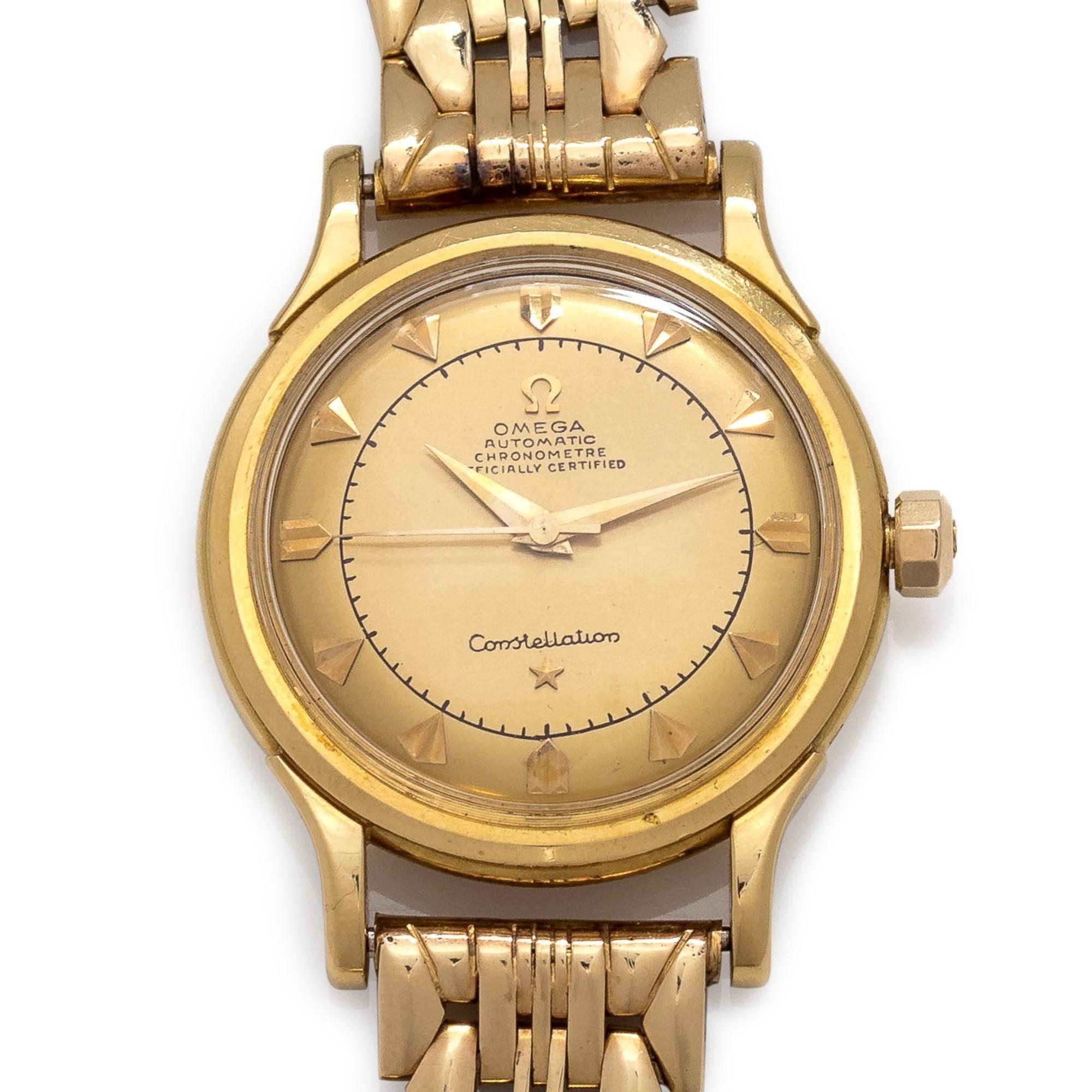 Omega, 18K Yellow Gold Ref. 2782/2799SC 'Constellation' Wristwatch