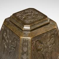 Collection of four Chinese pattern desk articles, c. 1911