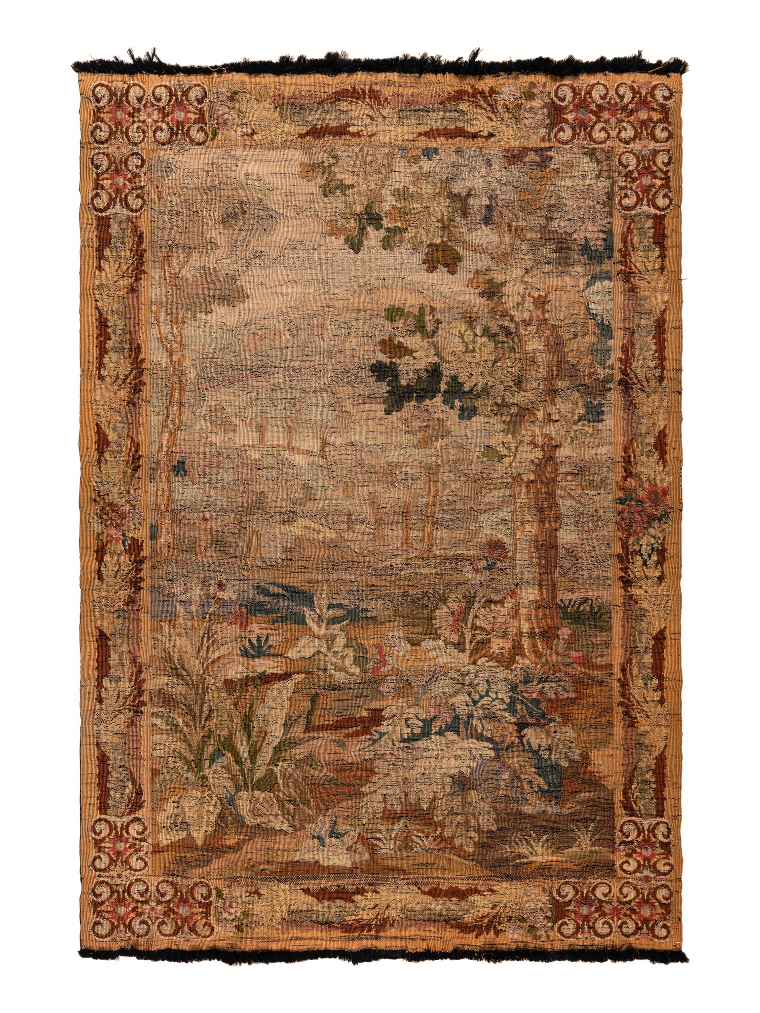 A Continental Wool Tapestry