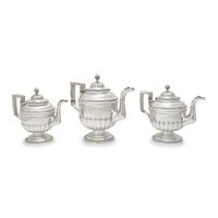 A Federal Silver Six-Piece Tea and Coffee Service