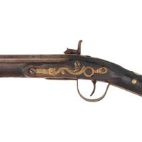 Percussion Altered Tack Decorated Chief's Grade Northwest Trade Gun by Tryon