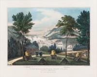[HUDSON RIVER] -- CURRIER and IVES, publishers The Hudson, From West Point. Grounds of the U. S. Military Academy, 1862. (G.3216) -- Hudson River-Crow Nest, n.d. (G.3222)
