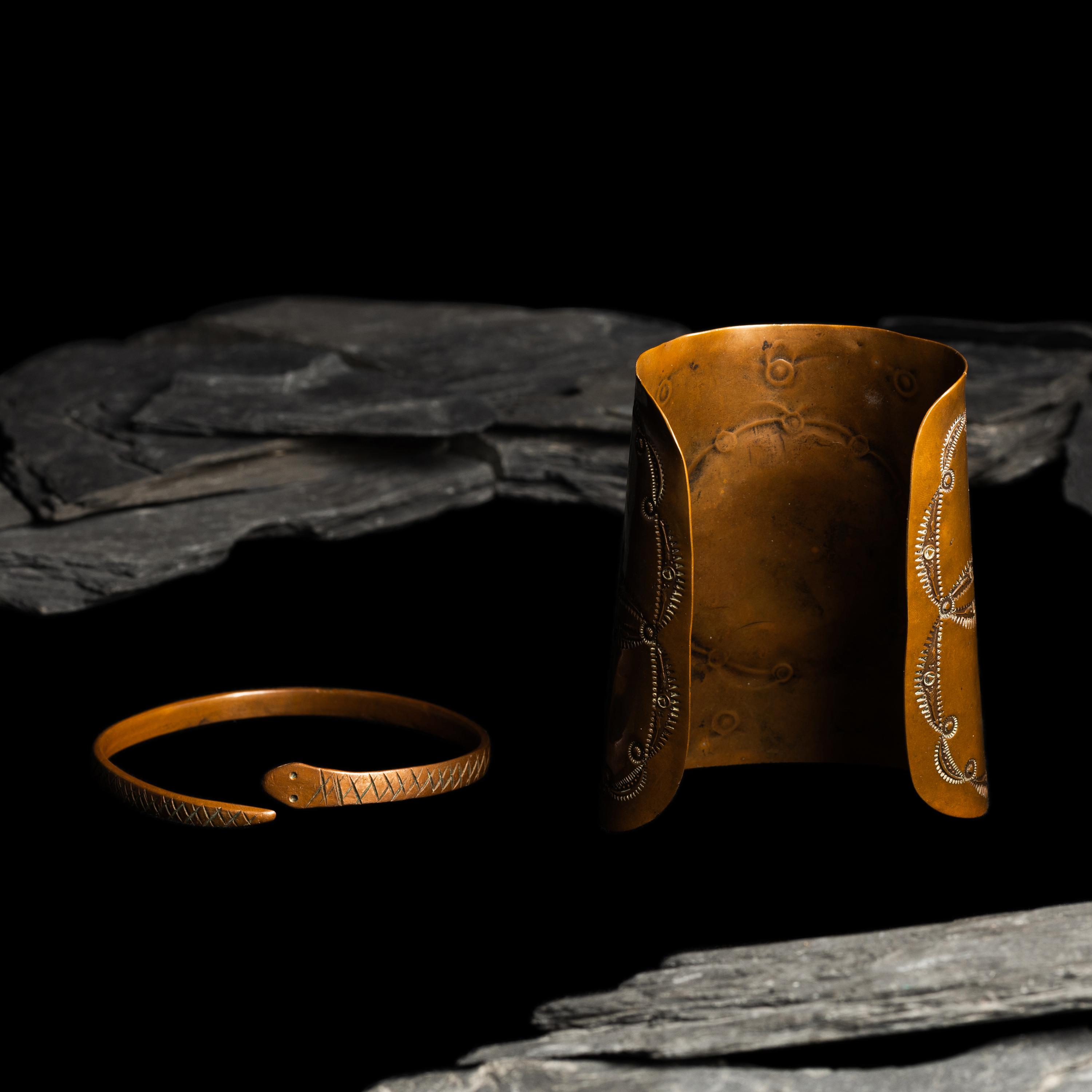 Navajo Copper Cuff Bracelets