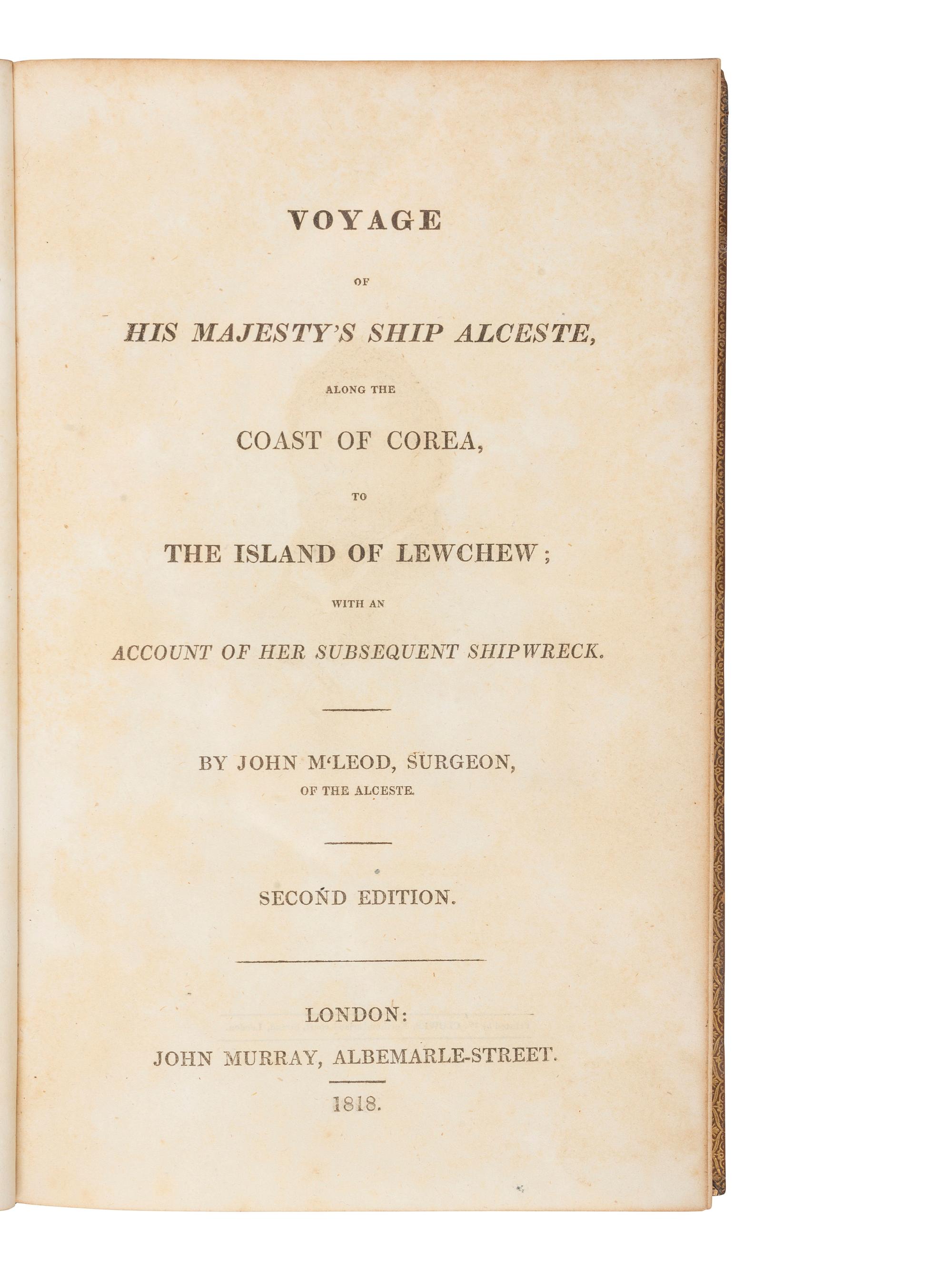 [SHIPWRECKS -- BRITISH]. A group of 3 works about British shipwrecks, comprising: