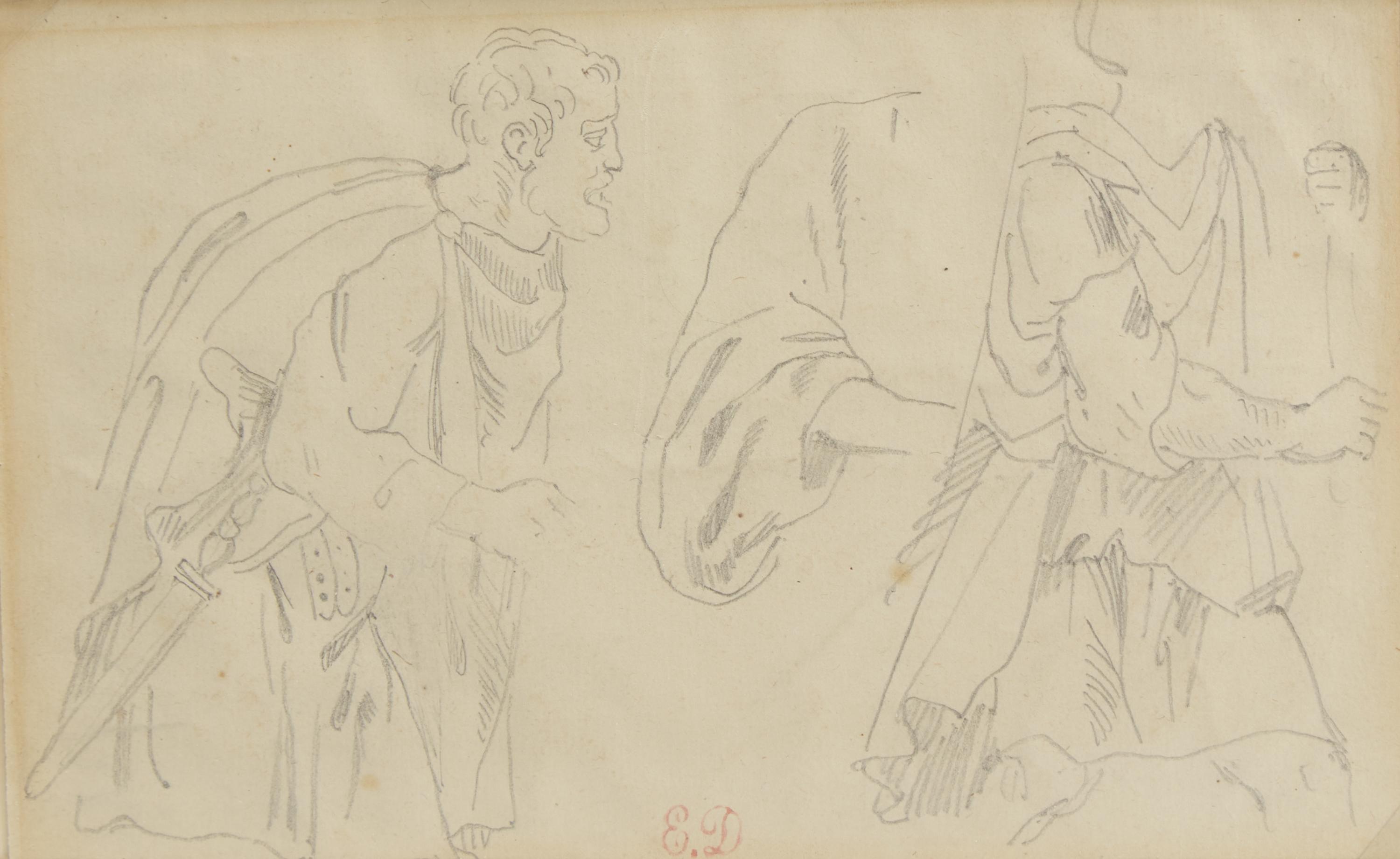 Eugène Delacroix (French, 1798-1863) — Étude de Soldats
