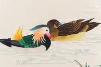Four Chinese Embroidered Silk Panels