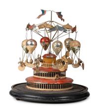 A Tin Airship Carousel Wind-Up Toy