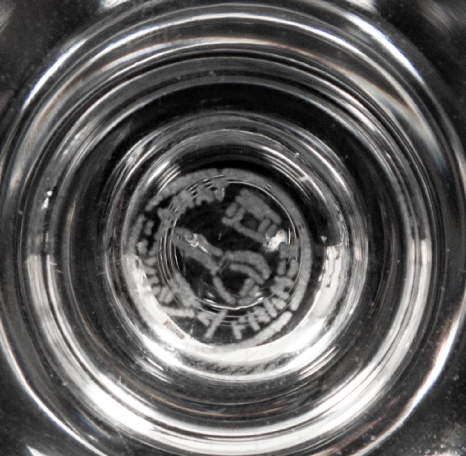 A Baccarat Perfection Glass Stemware Service