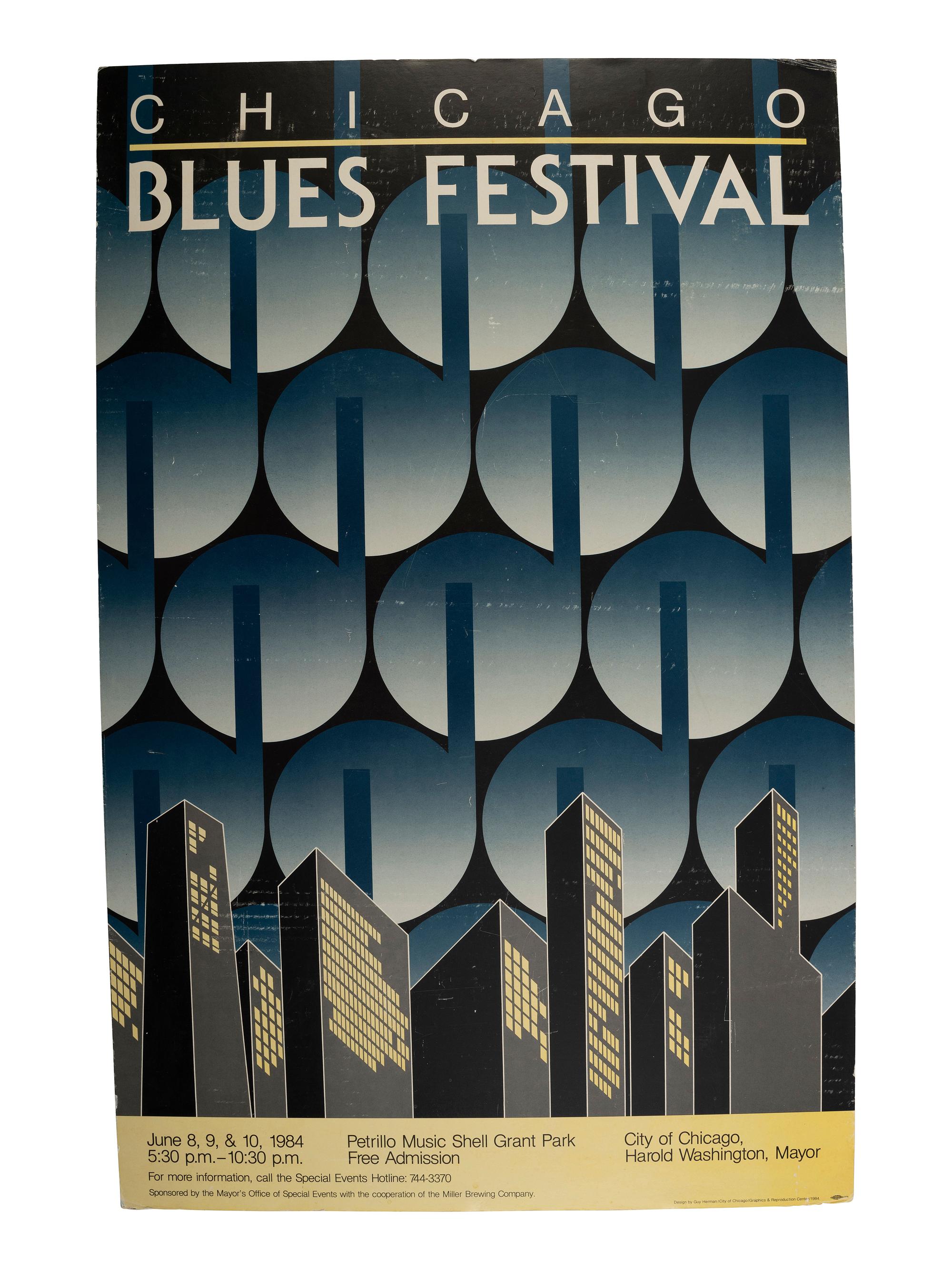 [MUSIC]. CRUMB, Robert, artist. Maxwell Street Alley Blues. Big John Wrencher and his Maxwell Street Blues Boys . [ With: ] 3 posters promoting Blues performances.