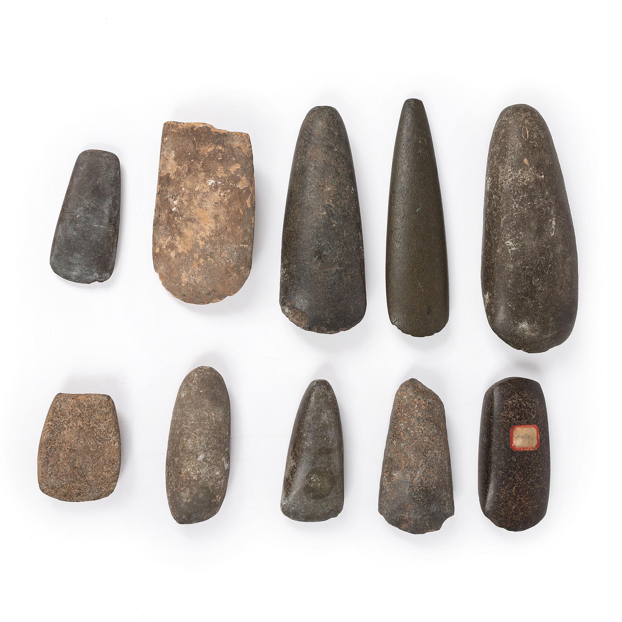 Group of Celts and Adzes