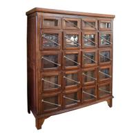 A Pasta Cabinet with Twenty Drawers 60" W x 25" D x 74.25" H — Argentina, Early 20th Century