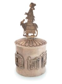 Sterling Silver Lidded Storyteller Dispenser Box