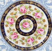 Two Pairs of English Porcelain Plates