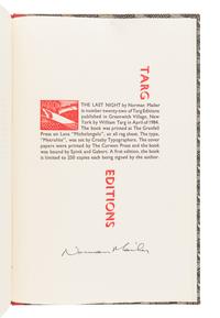 [MAILER, Norman (1923-2007)]. A group of 5 FIRST EDITIONS, comprising: